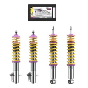 kw v2 coilovers for volkswagen golf i, jetta i (17) 04/74 12/83