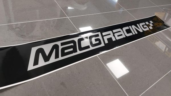 Macg Racing MacG Racing Sunstrip Silver - MacG Racing