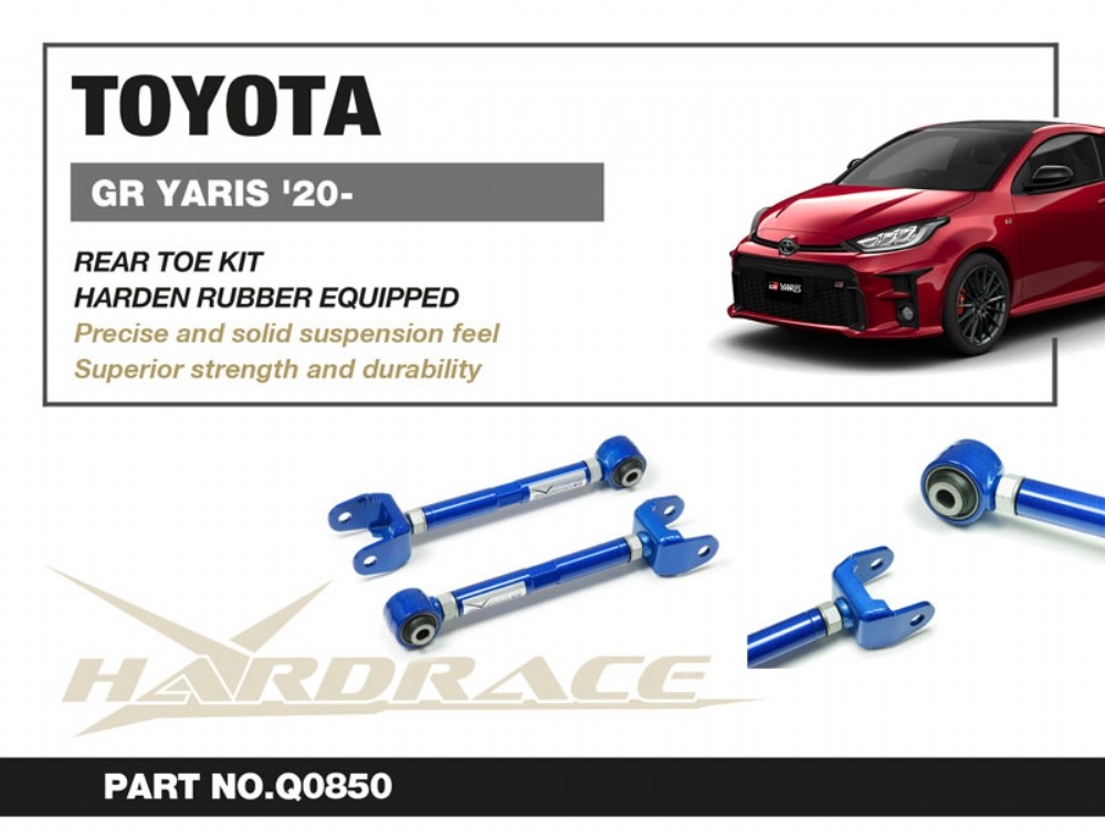 Hardrace Suspension for TOYOTA GR YARIS '20- REAR FRONT TOE KIT RUBBER 2PCS - Image 3