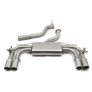 Audi S3 (8V) (3 Door) (13-17) (Valved) Cat Back System (Non-Resonated)