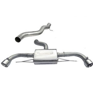 Audi TT 2.0 TFSI (Quattro) Dual Exit Tail Pipes (12-14) Cat Back System (Non-Resonated)