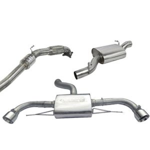 Audi TT 2.0 TFSI (Quattro) Dual Exit Tail Pipes (12-14) Turbo Back System (Sports Cat & Resonated)