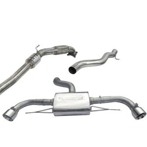 Audi TT 2.0 TFSI (Quattro) Dual Exit Tail Pipes (12-14) Turbo Back System (Sports Cat & Non-Resonated)