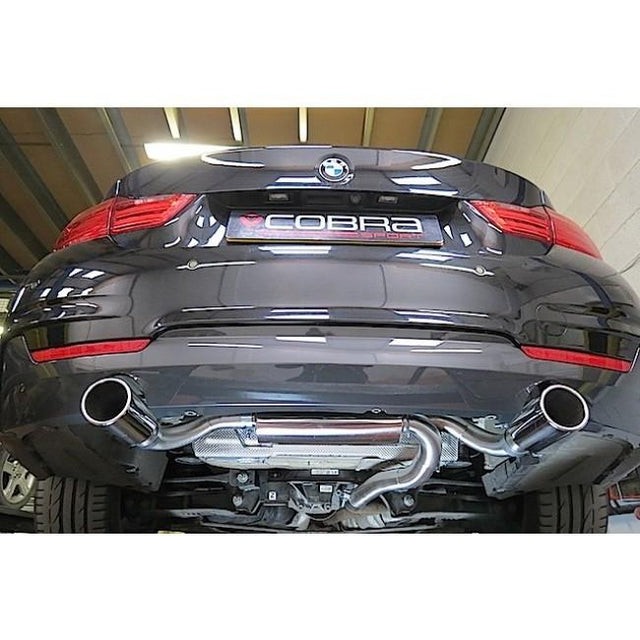 BMW 320D (F30 & F31) (11-15) Dual Exit Rear Exhaust (Fits BWW 340i Rear Panel) - Image 4