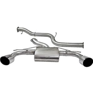 Ford Focus RS (Mk2) (08 - 12) Cat Back System (Non-Resonated)