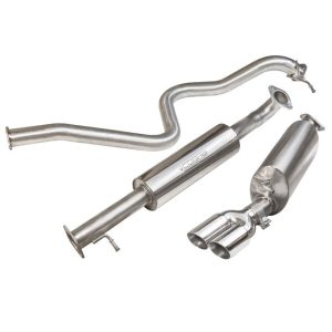 Ford Fiesta Mk7 1.0T EcoBoost (13-17) Zetec-S Cat Back System (Resonated)