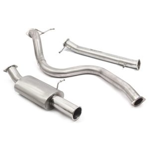 Ford Fiesta ST 180 Mk7 (13-17) 3 Inch Single Tip Cat Back System (Non-Resonated)