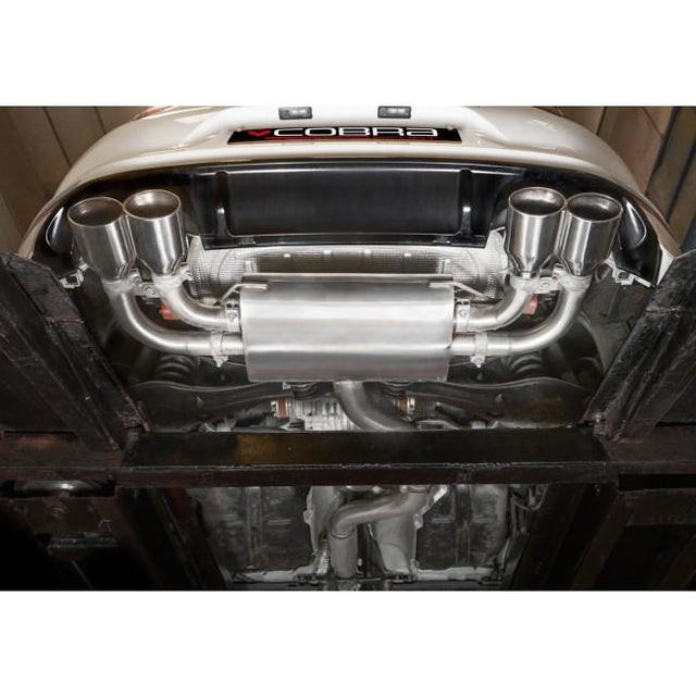 Volkswagen Golf R Mk7 (13-18) & Mk7.5 (18-20) Turbo Back System (Sports Cat & Resonated) - Non-Valved - Image 4