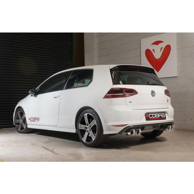 Volkswagen Golf R Mk7 (13-18) & Mk7.5 (18-20) Turbo Back System (Sports Cat & Resonated) - Non-Valved - Image 6
