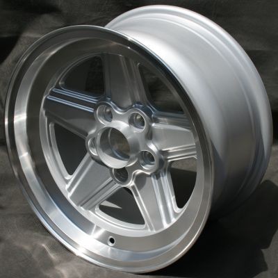 Maxilite Penta style wheels 8x16 silver/diamond cut