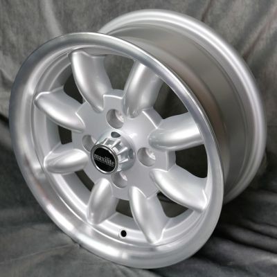 Maxilite Minilite style wheels 6x13 silver/diamond cut