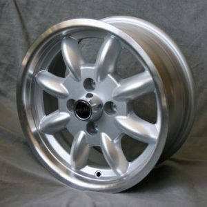 Maxilite Minilite style wheels 6x14 silver/diamond cut