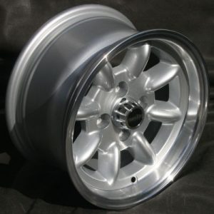 Maxilite Minilite style wheels 7x13 silver/diamond cut