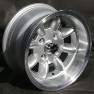 Maxilite Minilite style wheels 7x13 silver/diamond cut