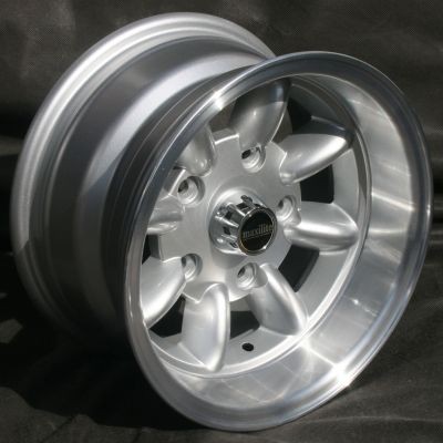 Maxilite Minilite style wheels 7x13 silver/diamond cut