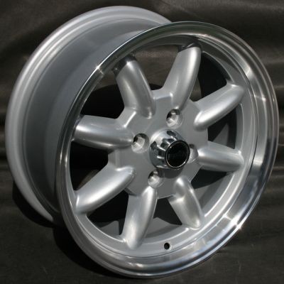 Maxilite Minilite style wheels 7x15 silver/diamond cut
