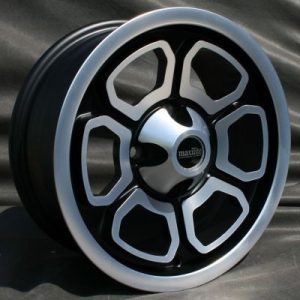 Maxilite Vega style wheels 6x14 matt black/diamond cut