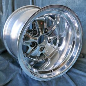Maxilite 5 spoke style wheels 8x15 fully polished