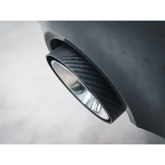 BMW G-Series Carbon Fibre M Performance Tips - OEM Style Larger 3.5" Slip-on Replacement Tailpipes - Image 3