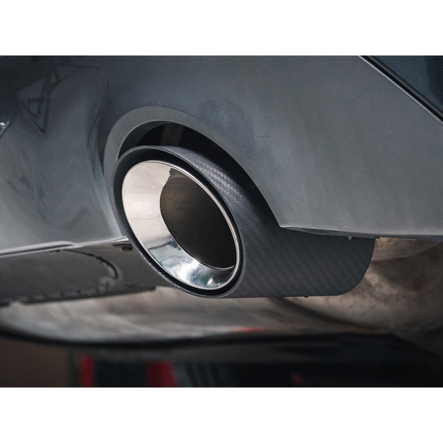 BMW G-Series Carbon Fibre M Performance Tips - OEM Style Larger 3.5" Slip-on Replacement Tailpipes - Image 4