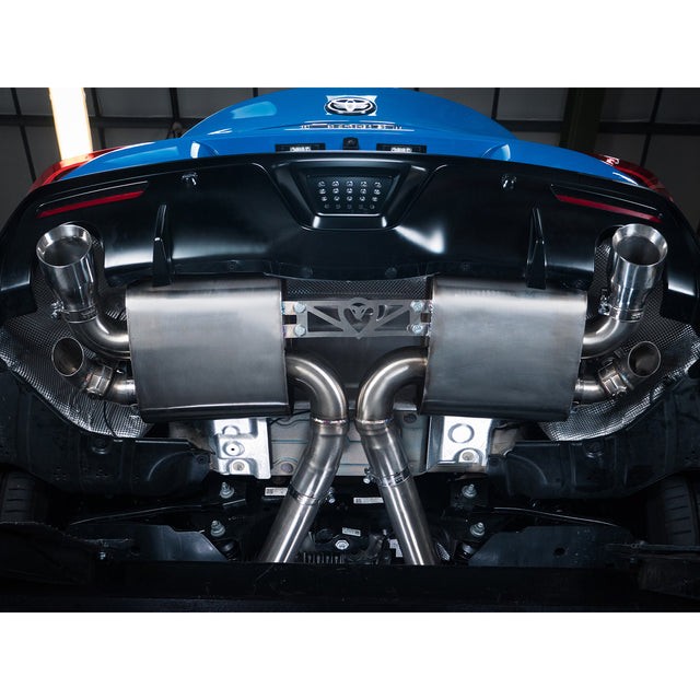 Toyota GR Supra (19-) Cat Back - Resonated - Twin Valved - Image 3