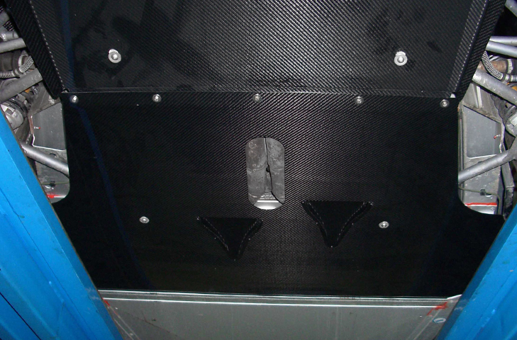 REVERIE Lotus Elise/Exige S1, 340R (K-Series) Carbon Rear Floor Section - 2 NACA Ducts - Image 6