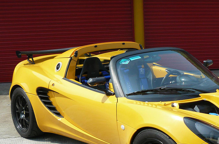 Lotus Elise/Exige S2 Carbon Rear Wing Kit (Curved) - Image 13