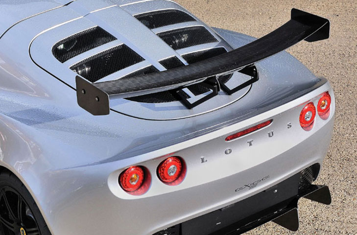 Lotus Elise/Exige S2 Carbon Rear Wing Kit (Curved) - Image 6
