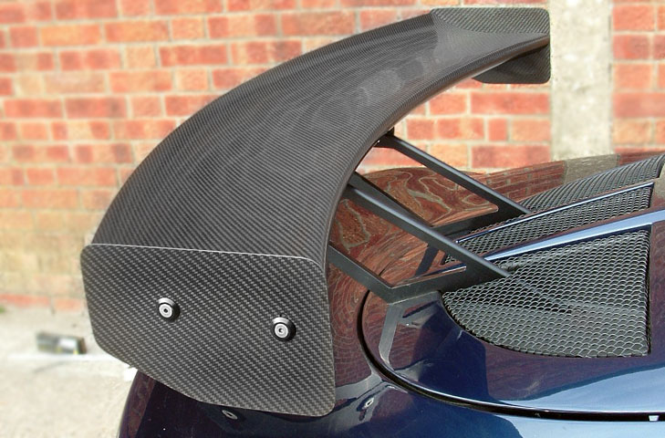 Lotus Elise/Exige S2 Carbon Rear Wing Kit (Curved) - Image 11