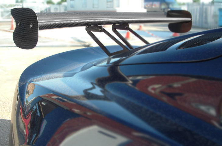 Lotus Elise/Exige S2 Carbon Rear Wing Kit (Curved) - Image 4