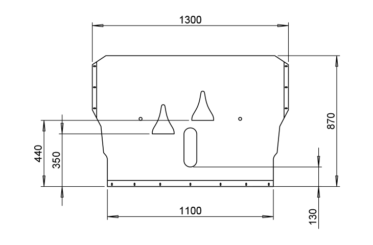 REVERIE Lotus Elise/Exige S1, 340R (K-Series) Carbon Rear Floor Section - 2 NACA Ducts - Image 4