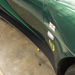 REVERIE Lotus Elise S2/S3 and Exige S2 Carbon Fibre Sill Extensions - Pair, Std Arches