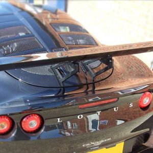 Reverie Lotus Exige S2 Carbon Rear Wing Kit (Straight) - 225mm Chord x W1245mm, Adjustable