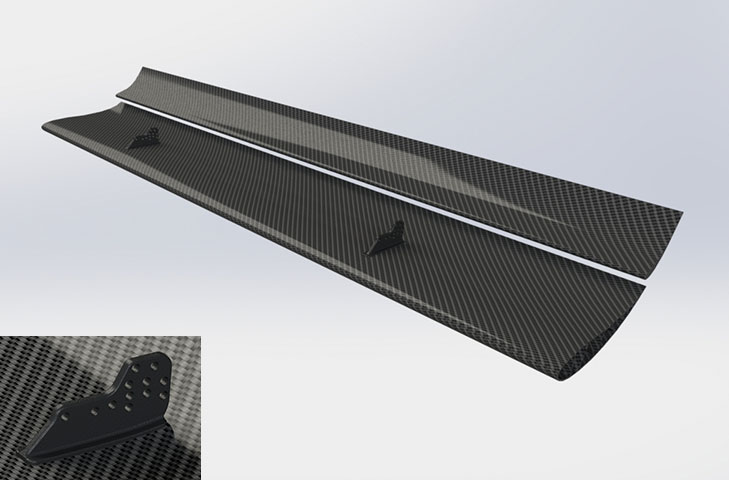 REVERIE top mounted dual element rear wing - Image 8