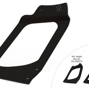Reverie Porsche 911 991.2 GT2RS (17 - 19) Clubsport Style High Wing Mounts CNC Alloy Black Anodised (Suits 310mm Reverie HD Wing) - Pair