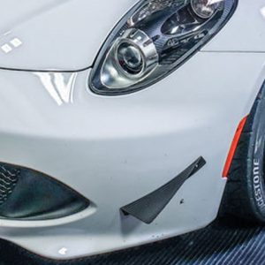 REVERIE Alfa Romeo 4C Carbon Fibre Bumper Canards Small - Pair