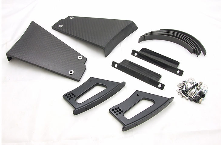 Lotus Elise/Exige S2 Carbon Rear Wing Kit (Curved) - Image 2
