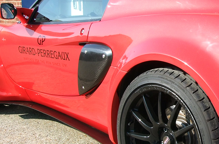 REVERIE Lotus Exige S2 (01 - 11) Carbon Fibre Side Intake Scoops - 3 Holes, Pair - Image 5