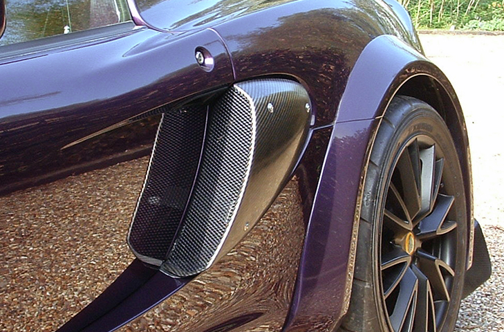 REVERIE Lotus Exige S2 (01 - 11) Carbon Fibre Side Intake Scoops - 3 Holes, Pair - Image 7