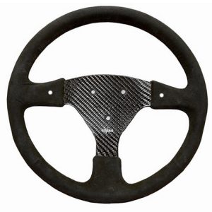 Reverie Rally 330 Carbon Steering Wheel - 3-Stud (50.8mm PCD), Alcantara Trimmed, 2 Button