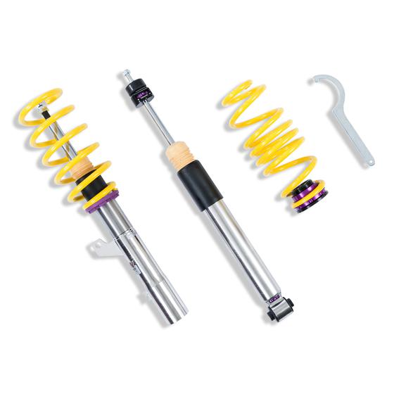 kw v3 coilovers for audi a3 (8v) with electronic dampers cabrio 2wd only vehicles with irs susp strut Ø 55mm 03/14