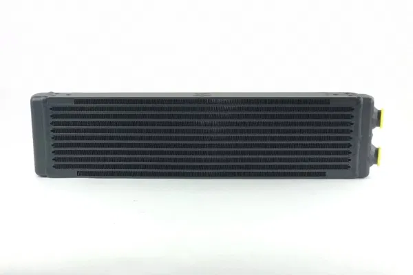 CSF UNIVERSAL DUAL-PASS OIL COOLER W/ DIRECT FITMENT FOR PORSCHE 911 CENTER FRONT OIL COOLER (RS STYLE) - M22 X 1.5 CONNECTIONS - Image 2