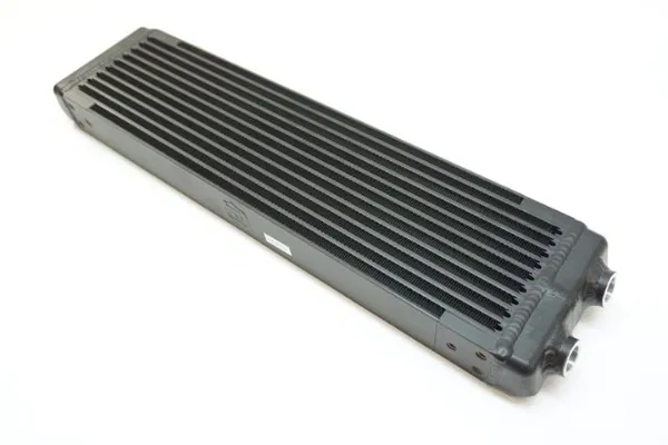 CSF UNIVERSAL DUAL-PASS OIL COOLER W/ DIRECT FITMENT FOR PORSCHE 911 CENTER FRONT OIL COOLER (RS STYLE) - M22 X 1.5 CONNECTIONS - Image 3