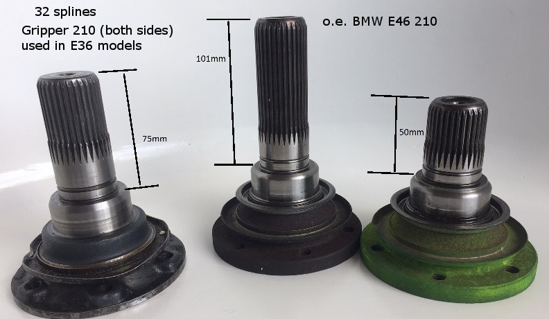 BMW 210 E30/E36 Gripper Differential - M12 Bolt Crown wheel 32 splines - Image 2