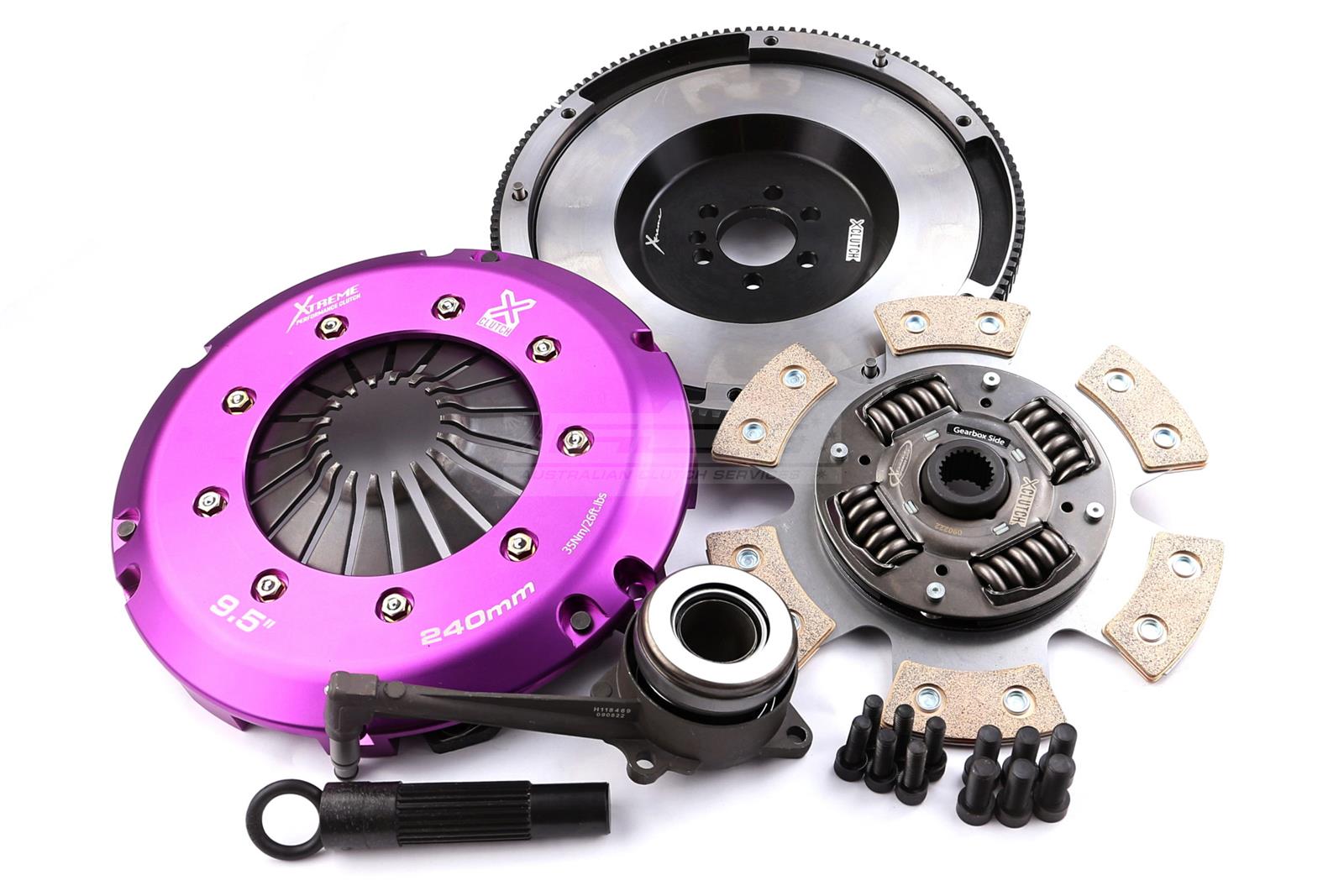 Xtreme Stage 1 HD Organic Upgraded Clutch Disc for Volkswagen Golf R MK6 CDLC