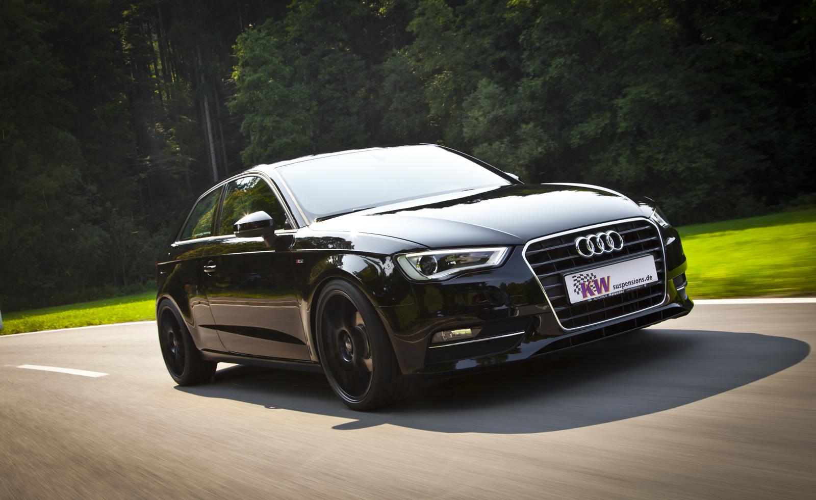 kw v1 coilovers for audi a3 (8v) w/o elec. dampers inc. hatchback/sportback 2wd only with twist beam ra susp strut Ø 50mm 05/12
