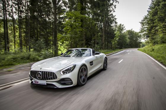 kw v4 coilovers for mercedes benz amg gt (197) with electronic dampers roadster incl. gt c 03/17